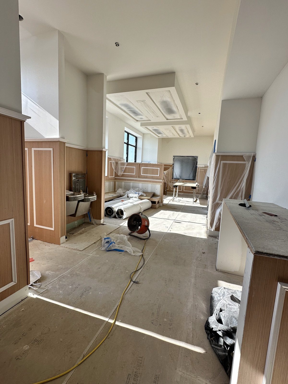 Finished waiting lounge for families