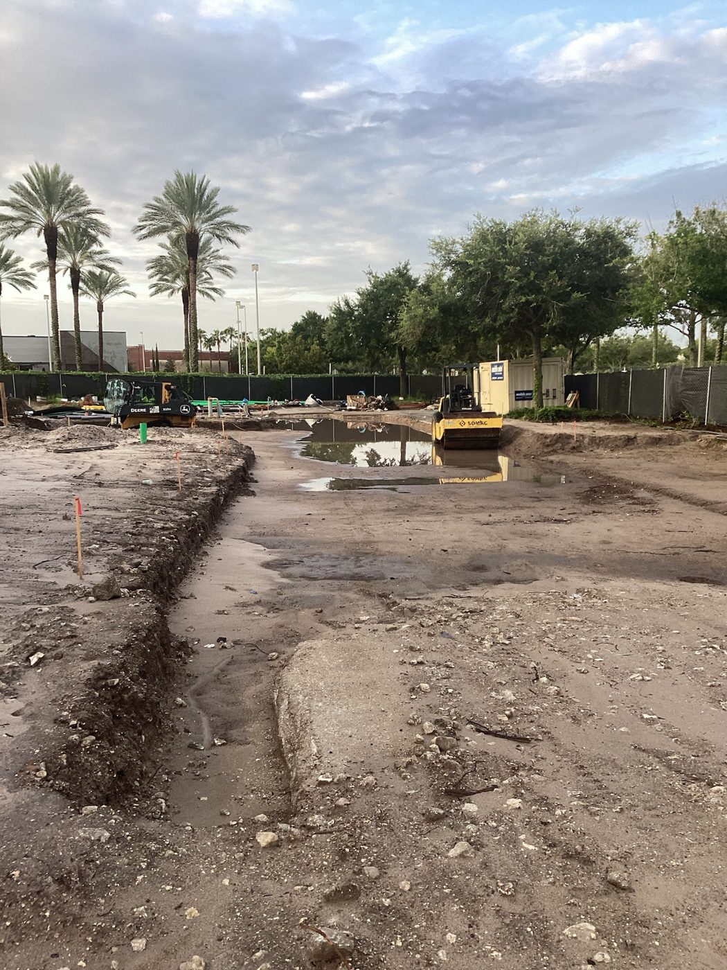 Site cleared to grade after demolition