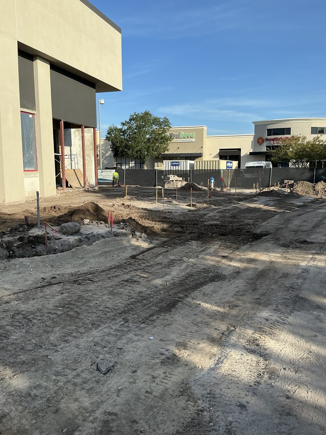 Finished concrete flatwork