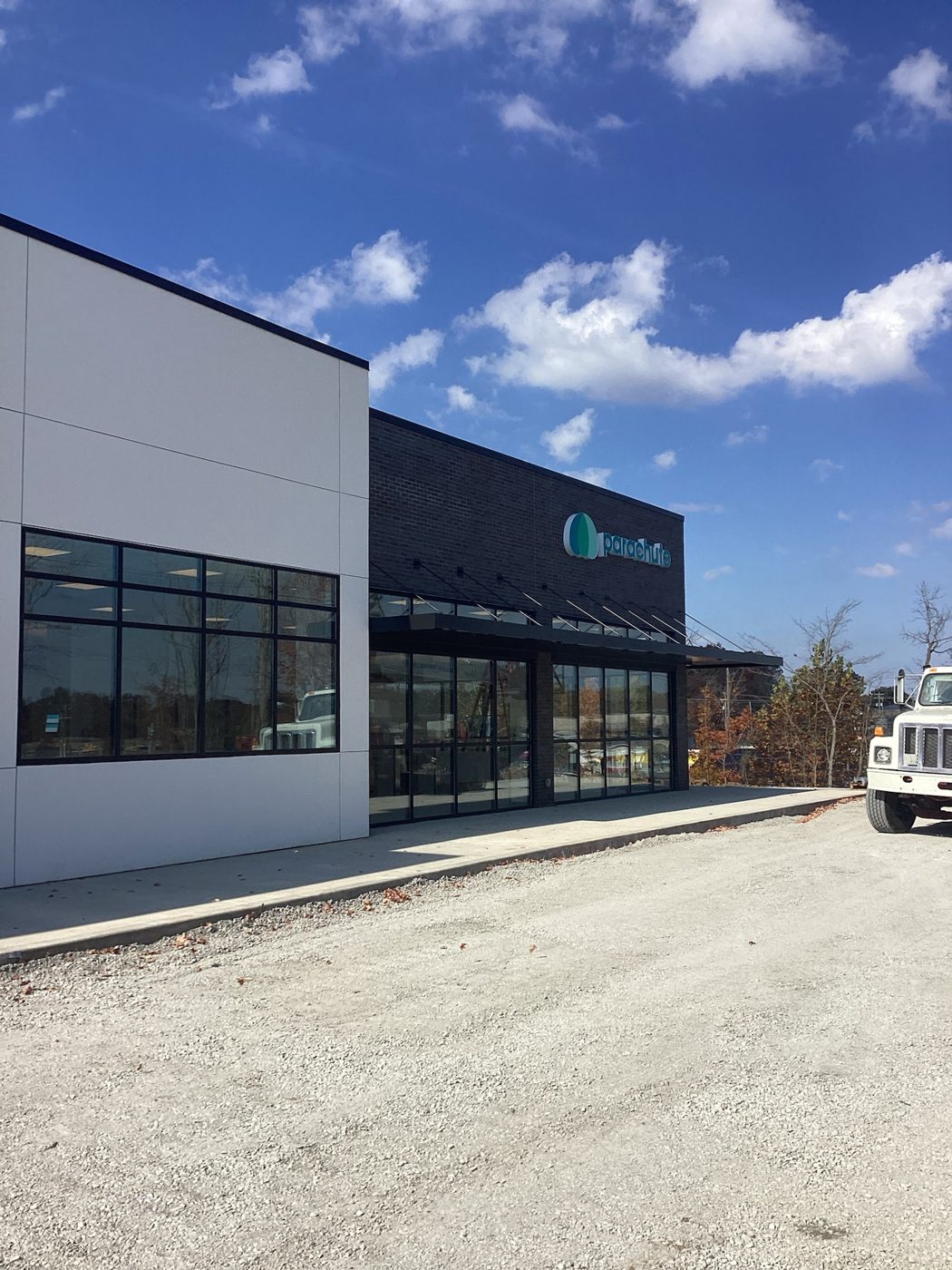 Finished Parachute plasma lab exterior in Kentucky