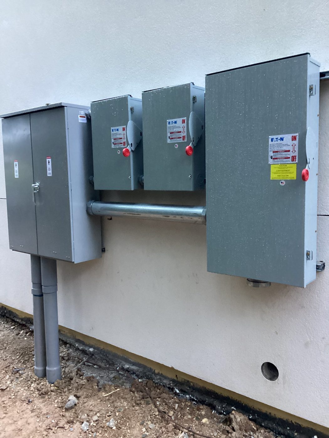 Mechanical, electrical and plumbing rough-ins